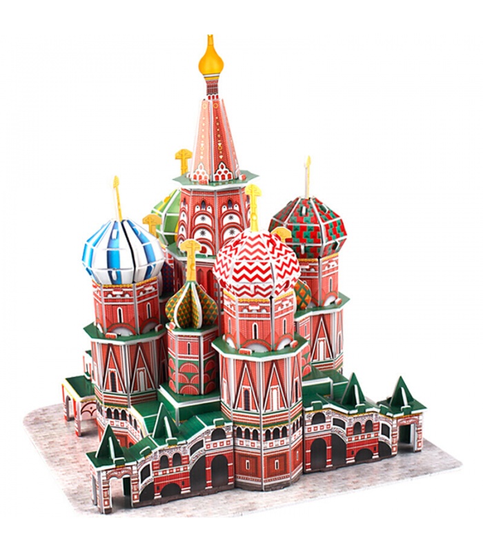 Rompecabezas 3D Cubicfun Albahaca Catedral C239h la Construcción de modelos de Kits de