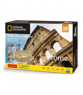 Cubicfun 3D Puzzle Rome Colosseum DS0976h Model Building Kits