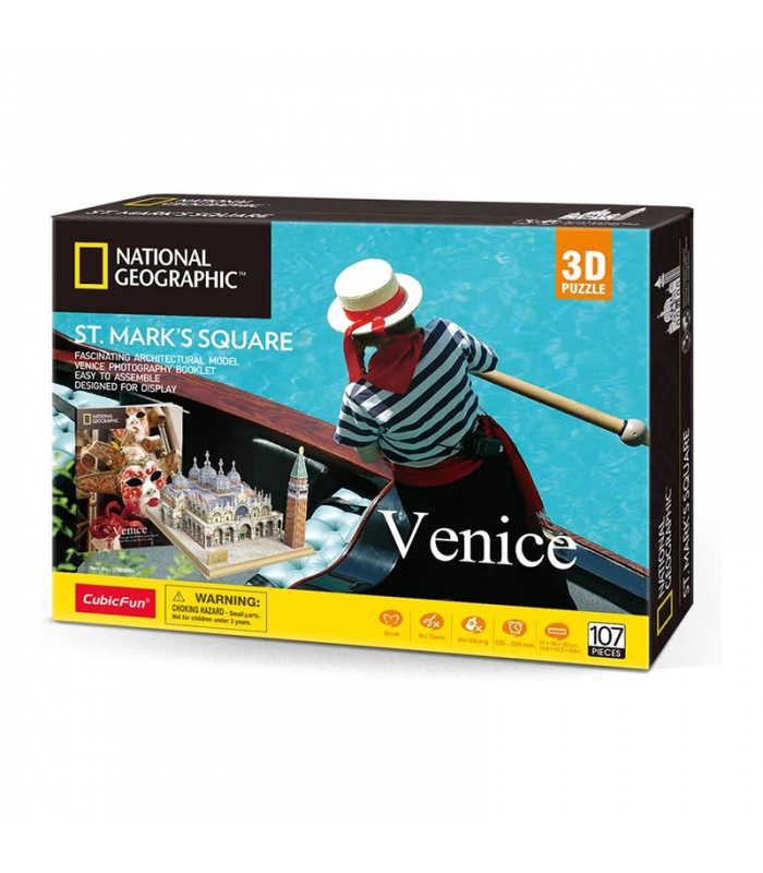 Cubicfun 3D Puzzle Venise St Marques Sqquare DS0980h la Construction d'un Modèle Kits