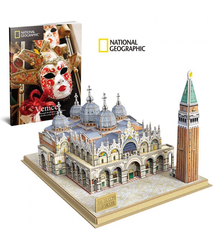 Cubicfun 3D Puzzle Venice St Marks Sqquare DS0980h Model Building Kits