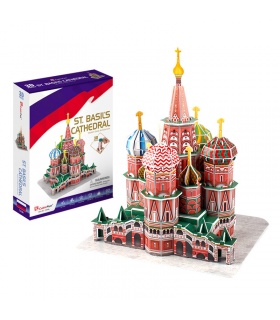 Cubicfun 3D Puzzle Basil Cathedral C239h Model Building Kits