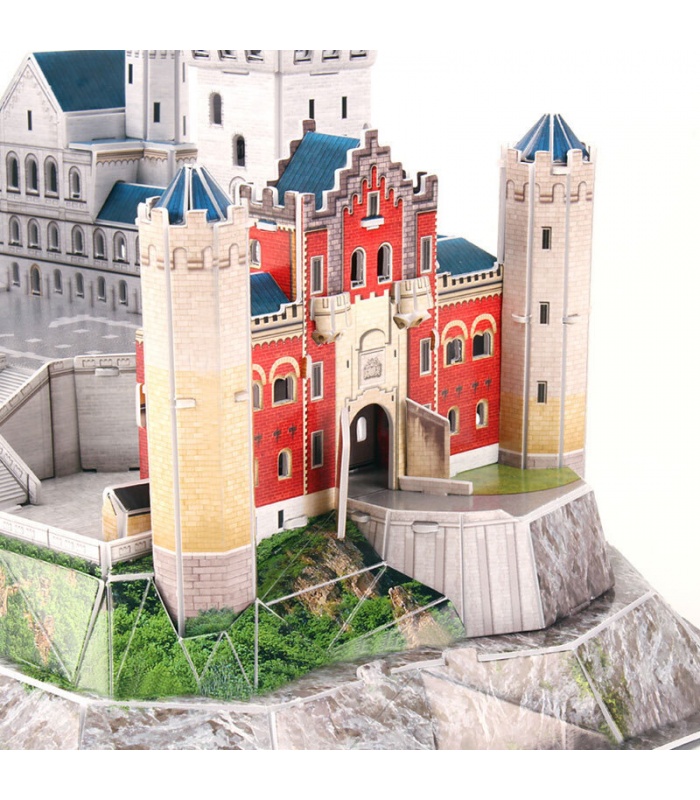 Cubicfun 3D Puzzle Schloss Neuschwanstein L174h Mit LED-Leuchten Modellbausätze