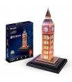 Cubicfun 3D Puzzle Big Ben L501h With LED Lights Model Building Kits