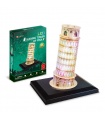 Cubicfun 3D Puzzle Leaning Tower of Pisa L502h With LED Lights Model Building Kitss