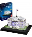 Cubicfun 3D Puzzle White House L504h With LED Lights Model Building Kits