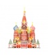 Cubicfun 3D Puzzle St Basils Cathedral L519h With LED Lights Model Building Kits