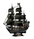 Cubicfun 3D Puzzle Large Queen Anne's Revenge Sailboat L522h With LED Lights Model