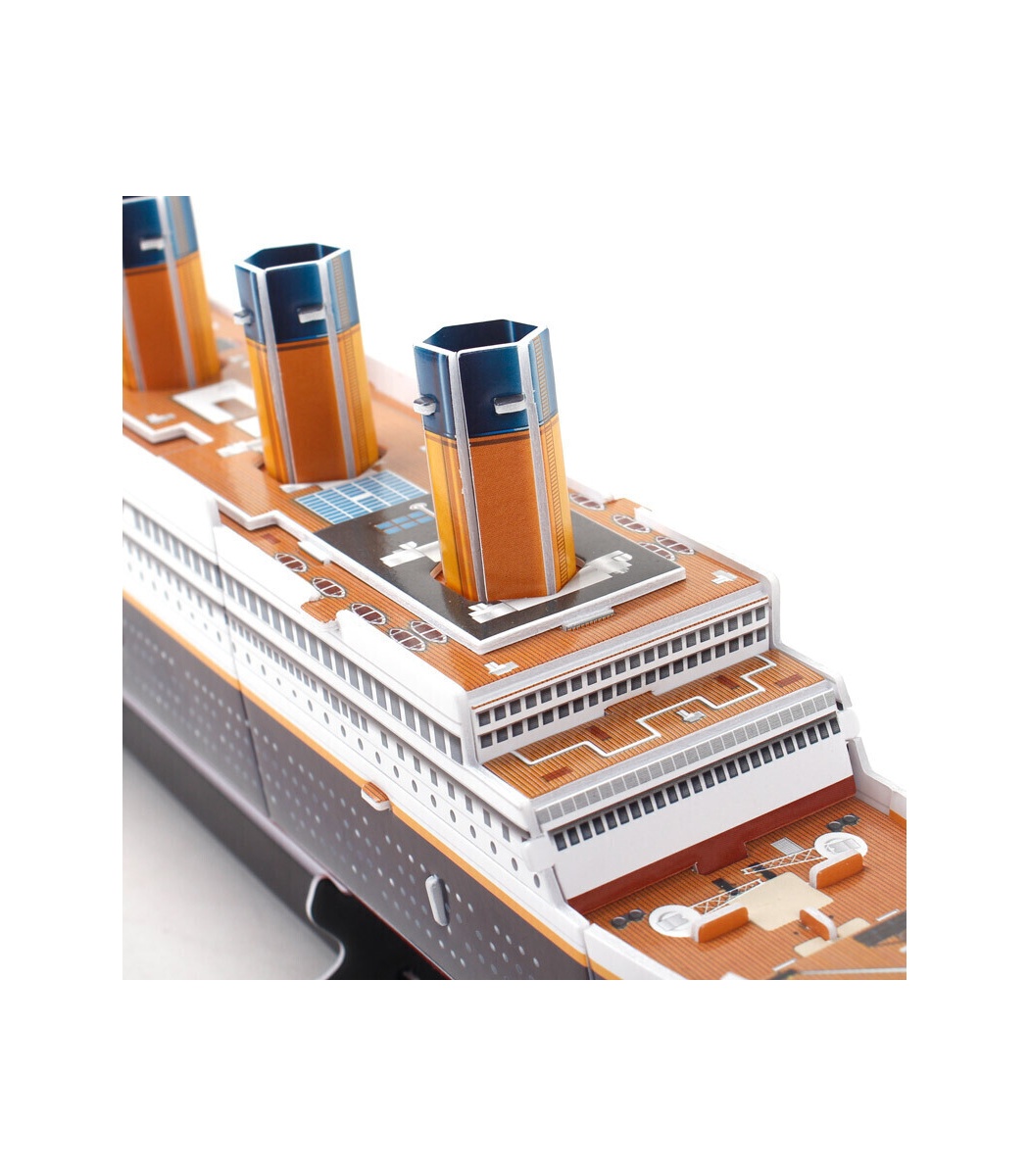 CubicFun 3d Puzzle für Erwachsene LED Titanic Spielzeug Modellbausätze Schiff, 