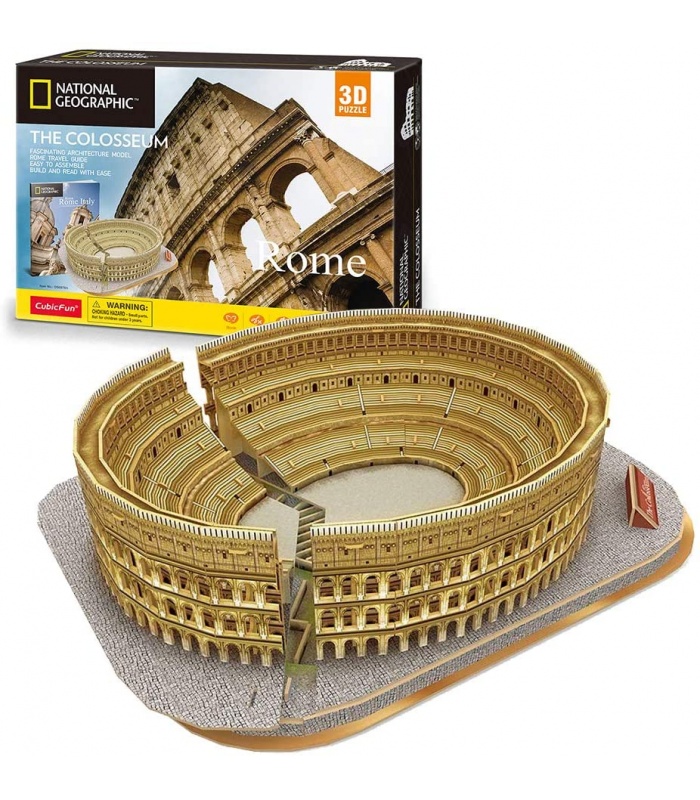 Cubicfun 3D Puzzle Rome Colosseum National Geographic Series DS0976h ...