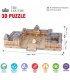 CubicFun 3D Puzzle Der Louvre L517h mit LED-Leuchten Modellbau-Kits