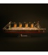 Cubicfun 3D Titanic Schiff L521h Mit LED-Leuchten Modellbau-Kits