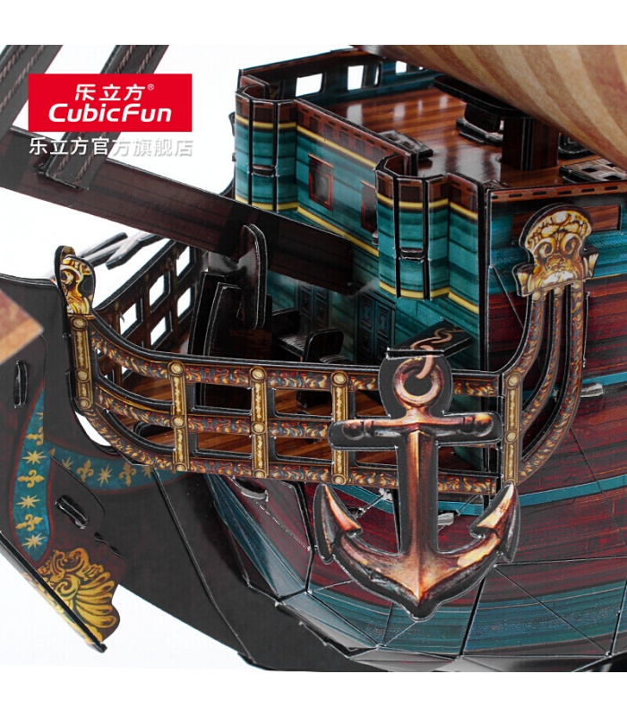 Cubicfun 3D Puzzle Das San Felipe Modellschiff T4017h Modellbausätze