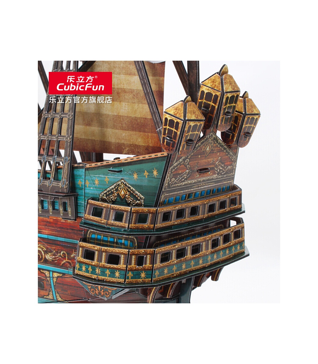 CubicFun The San Felipe Model Ship Kits 3D Puzzle 25.6 for Adults and  Teens, Stress Relief Hobby Cool Decoration Birthday Gift for Men 248 Pieces