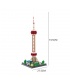 WANGE Berühmte Architektur Oriental Pearl Tower Stereo Modell 5224 Bausteine Spielzeug Set