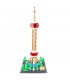 WANGE有名な建築東方明珠塔のステレオモデル5224ビルブロック玩具セット