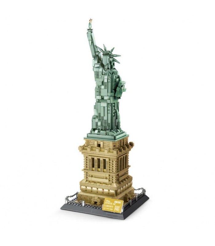 WANGE世界の建築の自由の女神像モデル5227ビルブロック玩具セット