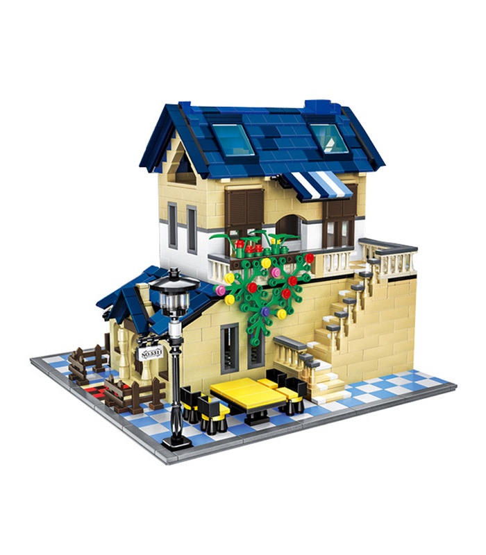 WANGE Architektur Die ländliche Villa 5311 Bausteine Toy Set