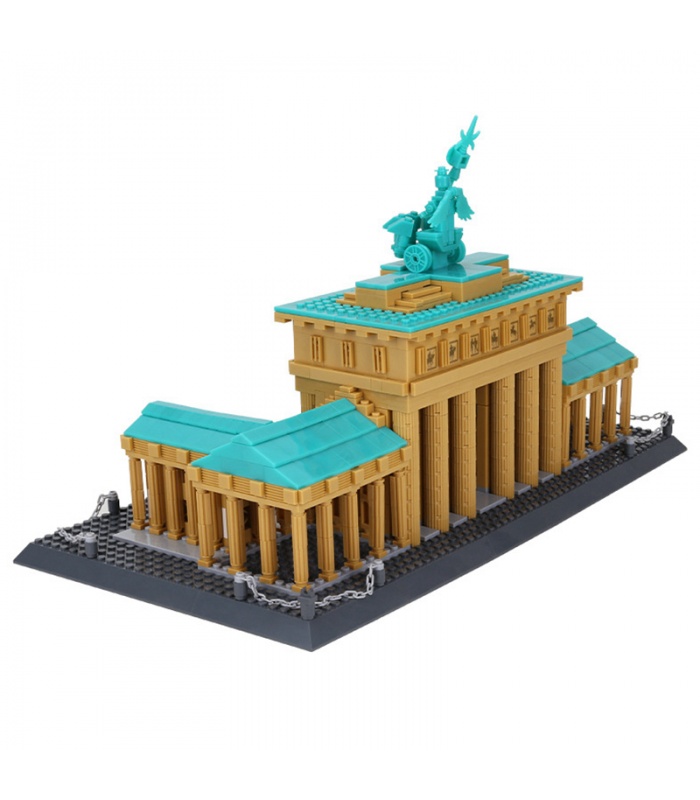 WANGE Street View Berühmtes Brandenburger Tor Modell 6211 Bausteine Spielzeugset