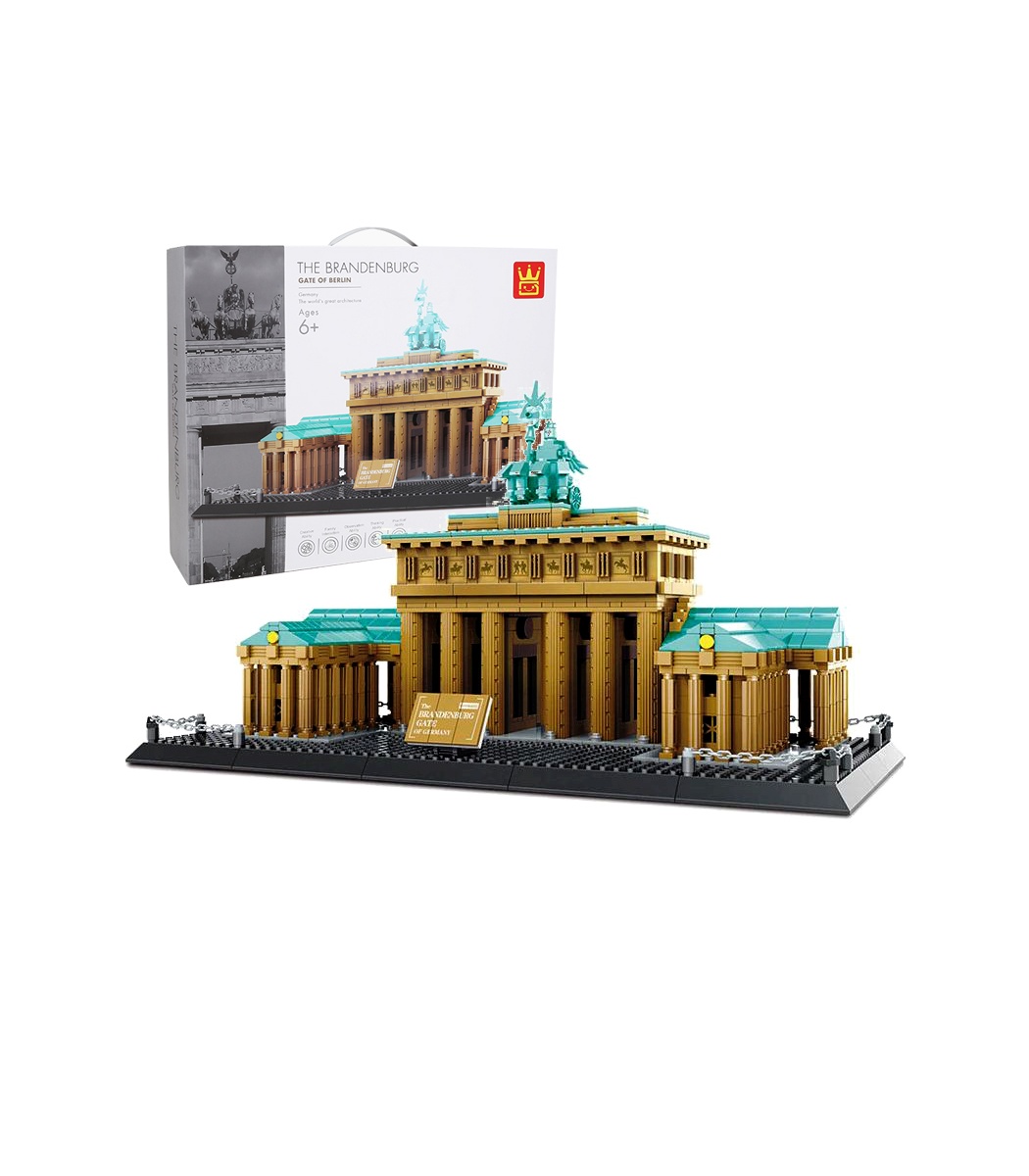 Wange 6211 Bauklötze Weltberühmt Deutschland Brandenburg Gate Modell 1552PCS OVP 