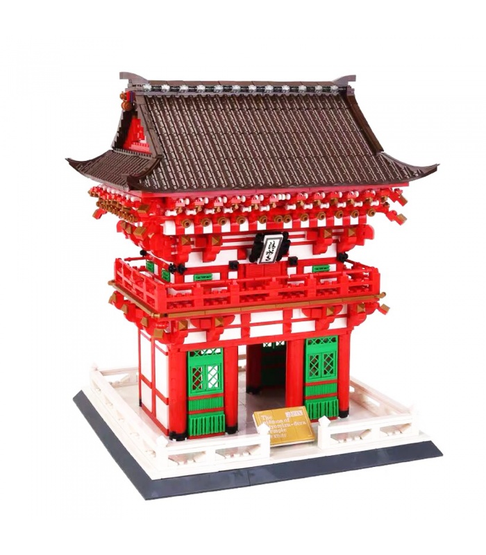 WANGE Kiyomizu Temple Model 6212 빌딩 블록 장난감 세트