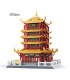 WANGE China de Wuhan Torre de la Grulla Amarilla 6214 Bloques de Construcción de Juguete Set