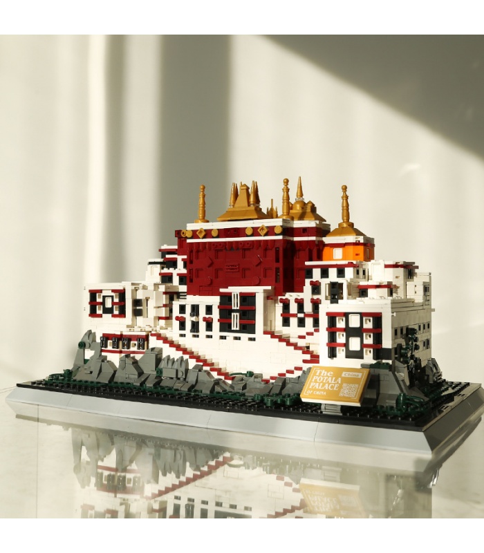 WANGE Tíbet Palacio de Potala Modelo 6217 Bloques de Construcción de Juguete Set