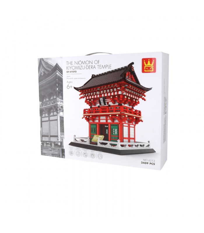 WANGE Kiyomizu Tempel Modell 6212 Bausteine Spielzeug Set