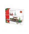 WANGE 산타 클로스 사무실 크리스마스 트리 모델 6218 빌딩 블록 장난감 세트