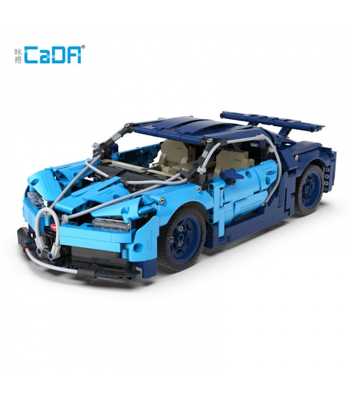 CaDA C61028 블루 팬텀 하이테크 유명 레이싱 카 빌딩 블록 장난감 세트