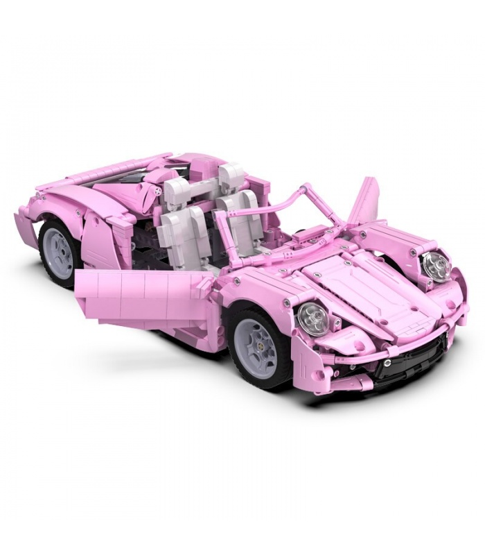 CaDA C61029 Pink Holiday High-tech Famous Racing Building Block Toy Set