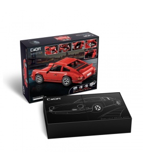 CaDA C61045W 레트로 클래식 스포츠카 모터 에디션 빌딩 블록 장난감 세트