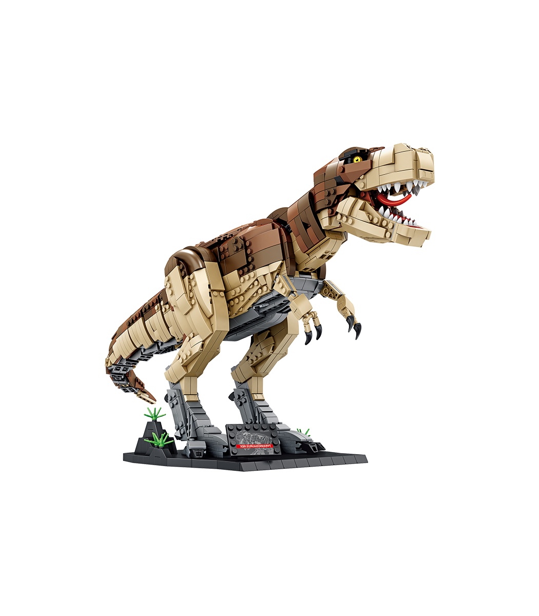 16 Stück/Set Jurassic T-Rex Tyrannosaurus Dinosaurier Bausteine Kinder Spielzeug 