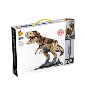 PANLOS 611001 Das beste Raubtier-Tyrannosaurus-Baustein-Spielzeugset der Dinosaurierwelt