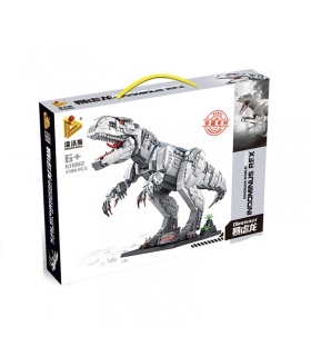 PANLOS 611002 Das beste Raubtier-Tyrannosaurus-Baustein-Spielzeugset der Dinosaurierwelt
