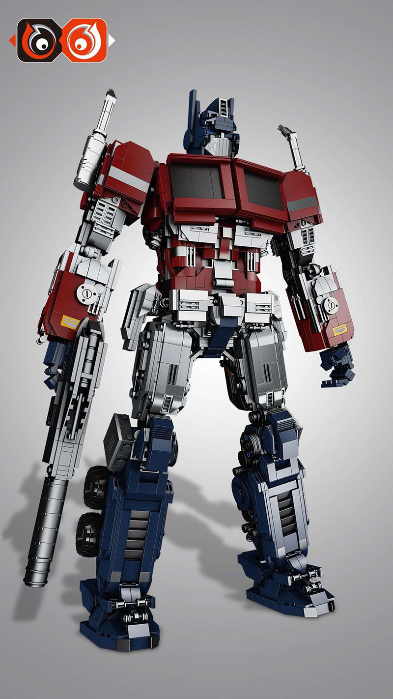 Benutzerdefinierte MOC Optimus Prime Transforming Bausteine Spielzeug Set 2700 Stück