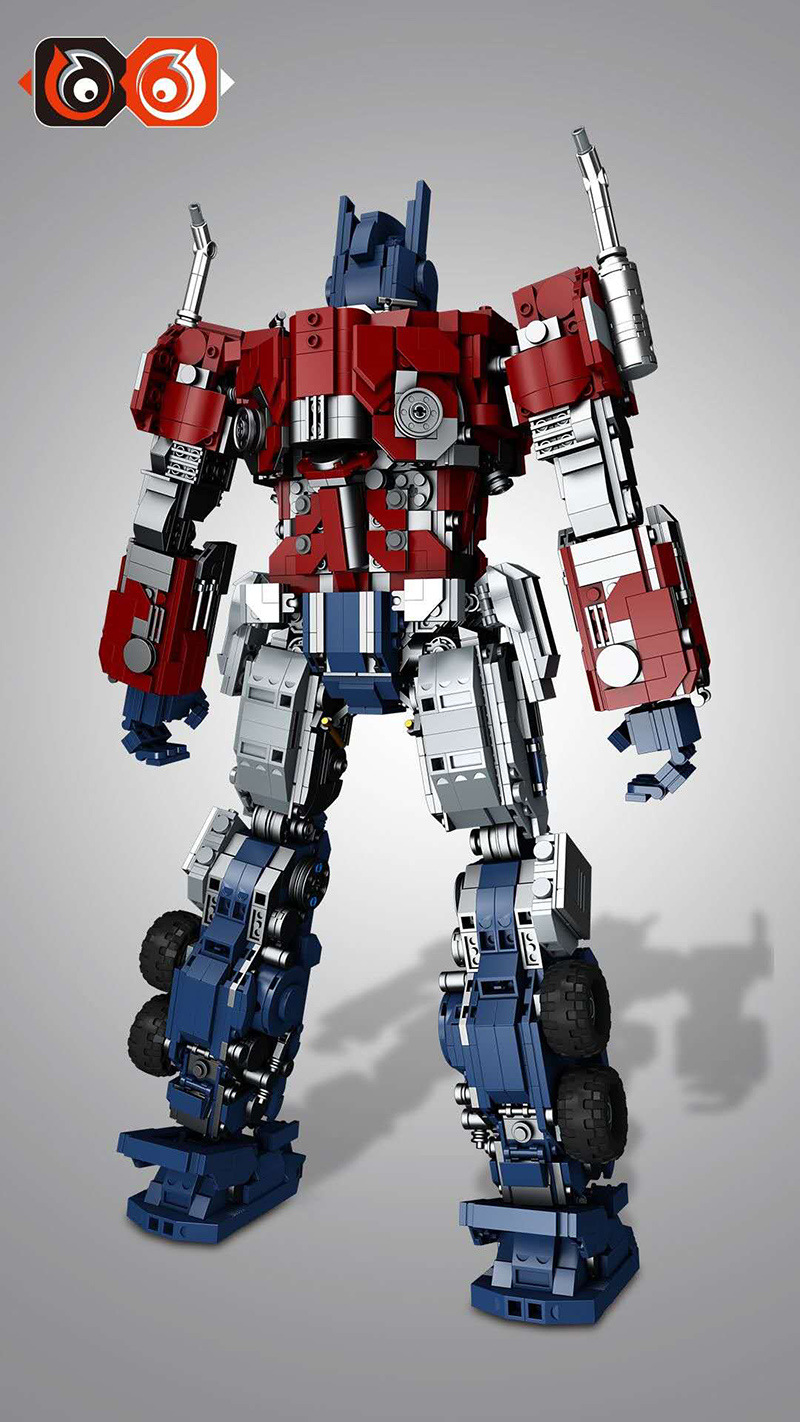 Custom MOC Optimus Prime Transforming Building Bricks Toy Set 2700 Pieces