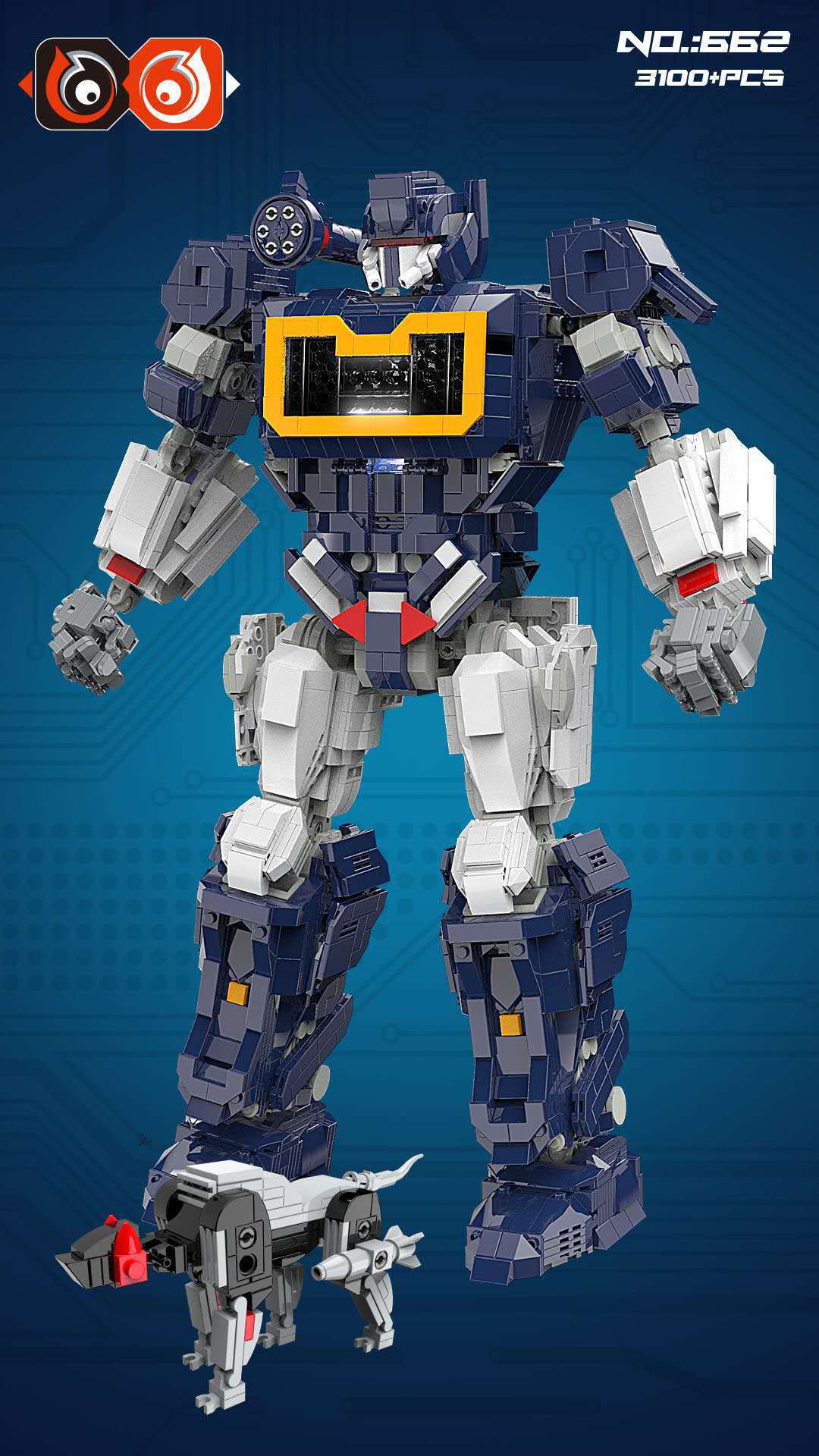 Benutzerdefinierte MOC Soundwave Transforming Bausteine Spielzeug Set 3100 Stück