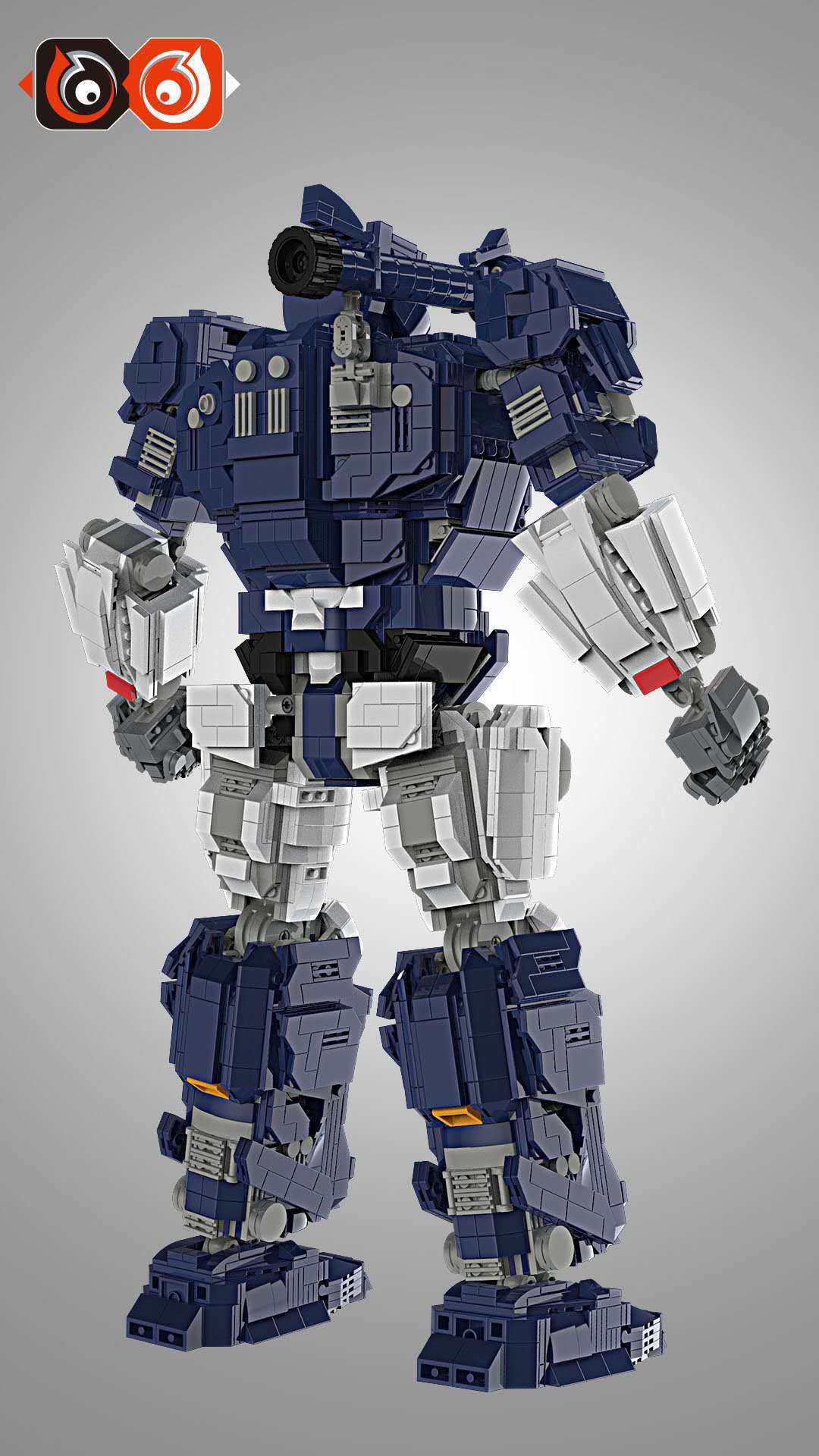 Custom MOC Soundwave Transforming Building Bricks Toy Set 3100 Pieces