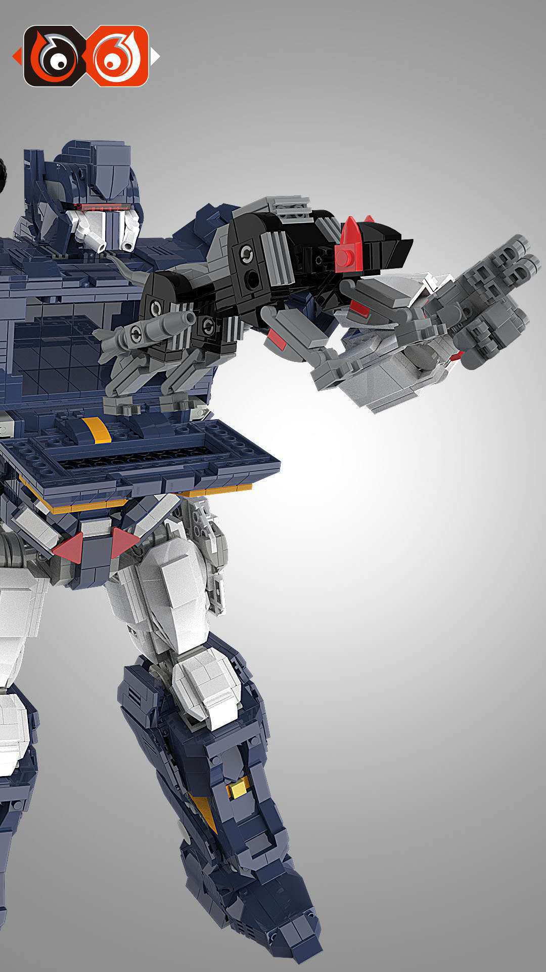 Benutzerdefinierte MOC Soundwave Transforming Bausteine Spielzeug Set 3100 Stück