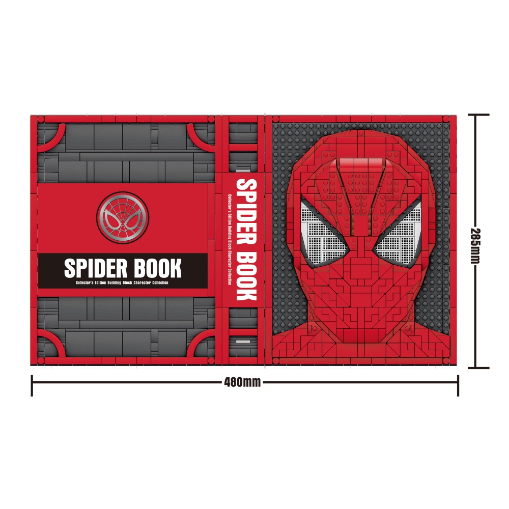 Custom Spider-Man Collections Book With Spiderman Minifigures Building Blocks Toy Set 2895 Pieces