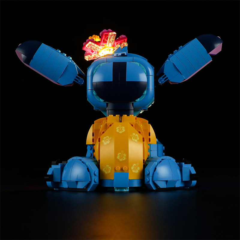 Custom Stitch LED Light Version Building Bricks Toy Set 730 Pcs