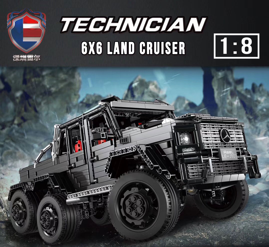 Kundenspezifische Technik J901 Sibirien G63 Offroad-Fahrzeugbausteine Spielzeugset 3300 Stück