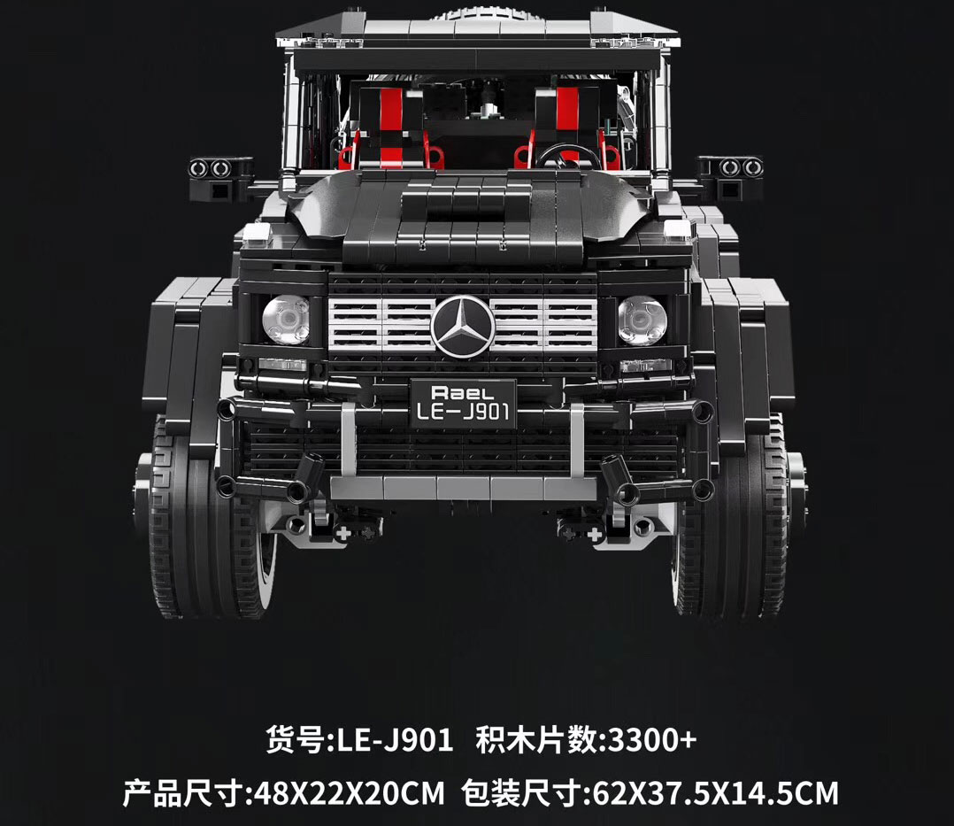 Custom Technic J901 Siberia G63 Off-Road Vehicle Building Bricks Toy Set 3300 Pieces