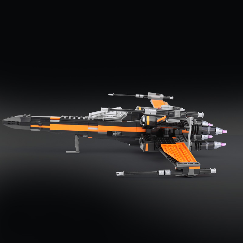 CUSTOM 05004 Poe's X-wing Fighter Building Bricks Set