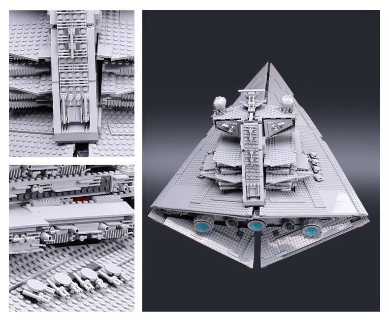 BENUTZERDEFINIERTE 05027 Bausteine Spielzeug Imperial Star Destroyer Bausteinsets