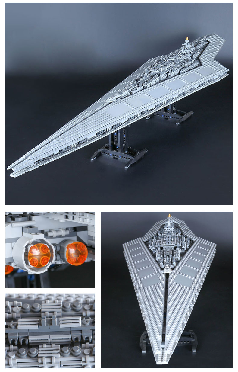 CUSTOM 05028 Building Blocks Star Wars Super Star Destroyer Building Brick Sets