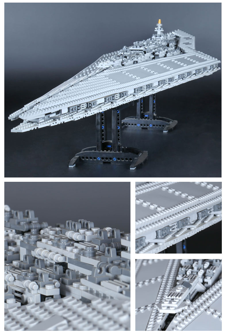 CUSTOM 05028 Building Blocks Star Wars Super Star Destroyer Building Brick Sets