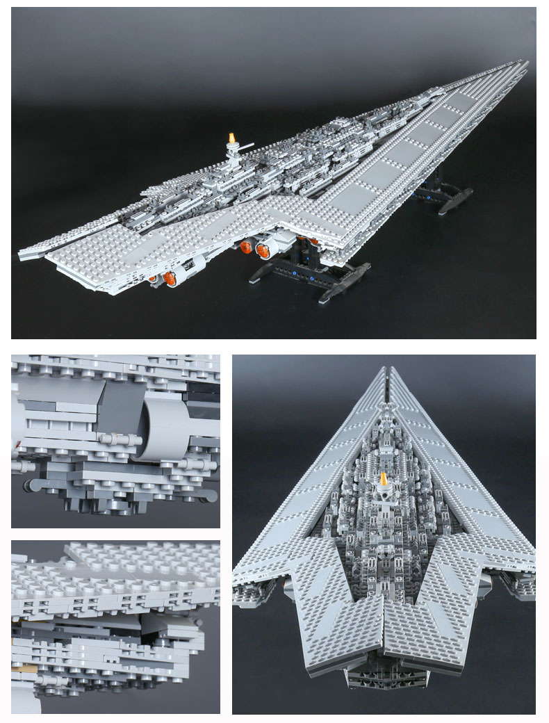 CUSTOM 05028 Building Blocks Star Wars Super Star Destroyer Building Brick Sets