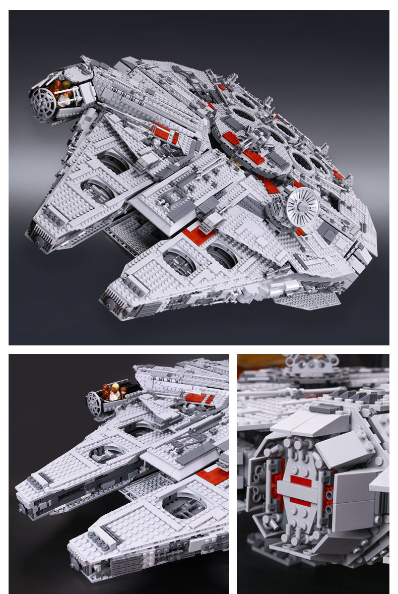 CUSTOM 05033 Building Blocks Star Wars Ultimate Collector's Millennium Falcon Building Brick Sets