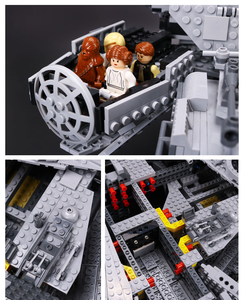 Custom Star Wars UCS Millennium Falcon Compatible Building Bricks